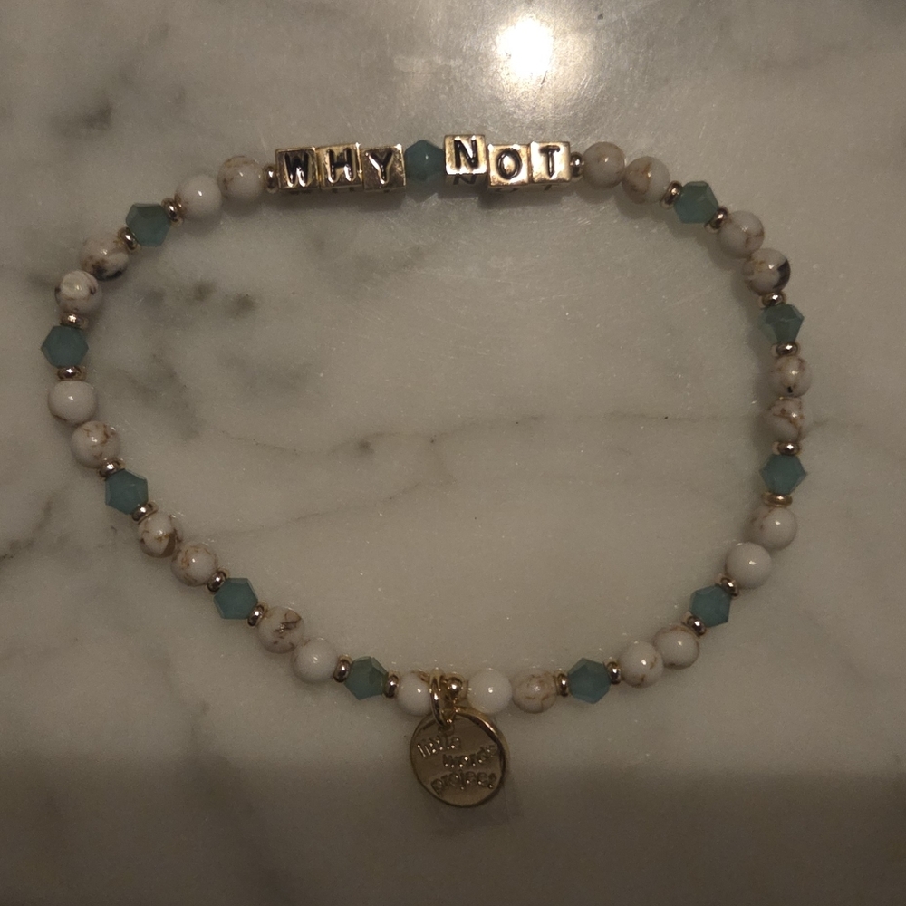Little Words Project "Why Not" Bracelet NWT